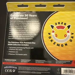 Pokemon Day 2026 Box Pikachu Promo Coin Booster Packs English TCG - Image 2