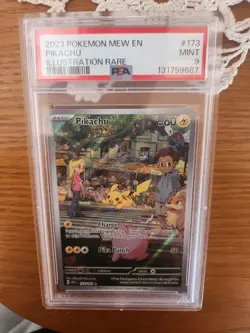 2023 Pokemon Scarlet & Violet 151 PIKACHU 173/165 PSA 9 - Image 1