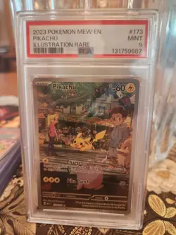 2023 Pokemon Scarlet & Violet 151 PIKACHU 173/165 PSA 9 - Image 3