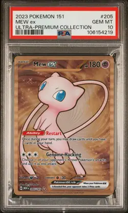 2023 POKEMON 151 ULTRA-PREM COLL #205 MEW EX PSA 10 - Image 1