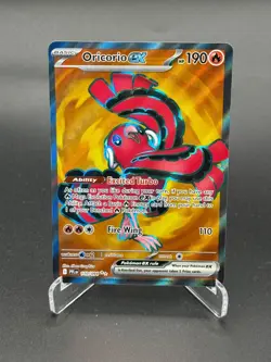 Oricorio ex 110/094 Ultra Rare Phantasmal Flames Pokemon NM - Image 1