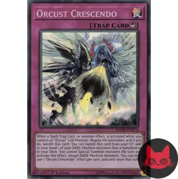 Yugioh Orcust Crescendo DANE-EN074 Super Rare 1st Edition NM - Image 1