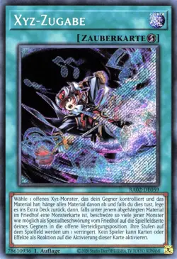 Yu Gi Oh! Xyz Encore RA02-EN059 SECRET RARE - Image 1