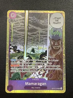 Mamaragan SR One Piece Op15-076 Super Rare English NM Pack Fresh - Image 1