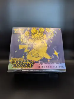 Pokemon TCG Pokemon Center Surging Sparks Elite Trainer Box ETB New Sealed - Image 1