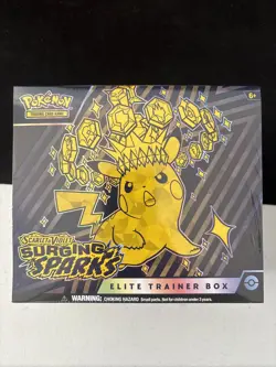 Pokemon Scarlet & Violet Surging Sparks Elite Trainer Box ETB - New And Sealed - Image 1