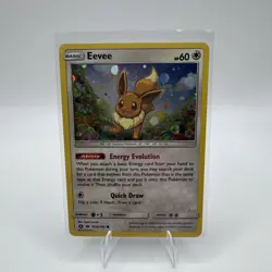 Pokemon Eevee TCG Sun & Moon Reverse Holo Promo Card 101a/149 - Image 1