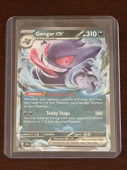 Pokemon Gengar EX Temporal Forces Scarlet and Violet Card 104/162 NM - Image 1