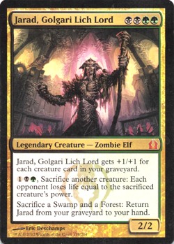 Jarad, Golgari Lich Lord 174/274 Return to Ravnica RTR MTG LP - Image 1