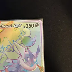Pokemon Greninja & Zoroark GX TAG TEAM Secret Rare SM-Unbroken Bonds 222/214 LP - Image 4