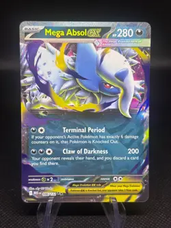 Mega Absol ex 86/132 Double Rare Pokemon Mega Evolution - Image 1