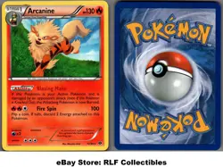 2012 Pokemon, B&W Next Destinies, #12/99 Arcanine, Rare - Image 1