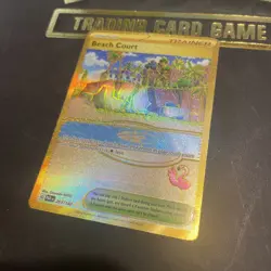 Beach Court 263/182 Hyper Rare Paradox Rift NM/M Pokemon - Image 1