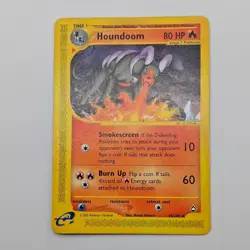 Houndoom 014/147 Aquapolis Rare Regular Pokemon TCG English 80 HP Stage 1 - Image 1