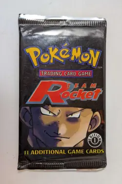 Pokemon Team Rocket Booster Pack 1st Edition SEALED Wizard of the Coast HeavyU - Image 1