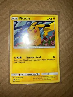Pikachu SM206 Sm Black Star Promo Holo NM Pokemon TCG - Image 1