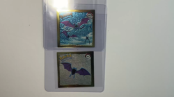 ZUBAT GOLDBAT 1999 POKEMON Japan ARTBOX SERIES 1 Rare Gold Foil ANIME STICKERS - Image 2