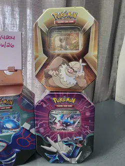 Pokemon EX Tins Lot of 5 Factory Sealed. - Image 4