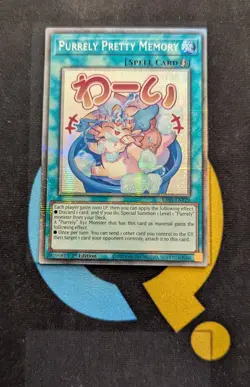 RA05-EN120 Purrely Pretty Memory Variant Art Starlight Rare 1st Ed YuGiOh - Image 1
