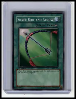 The Legend of Blue Eyes White Dragon #LOB-091 Silver Bow and Arrow Asian English - Image 1