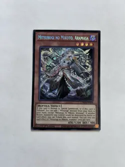 Mitsurugi No Mikoto, Aramasa 1st Edition Secret Rare L26D-ENM06 Yu-Gi-Oh! NM - Image 1
