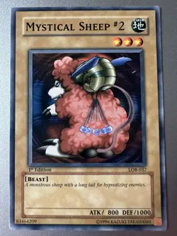 Mystical Sheep #2 LOB-037 The Legend of Blue Eyes White Dragon 1st Edition LP - Image 1