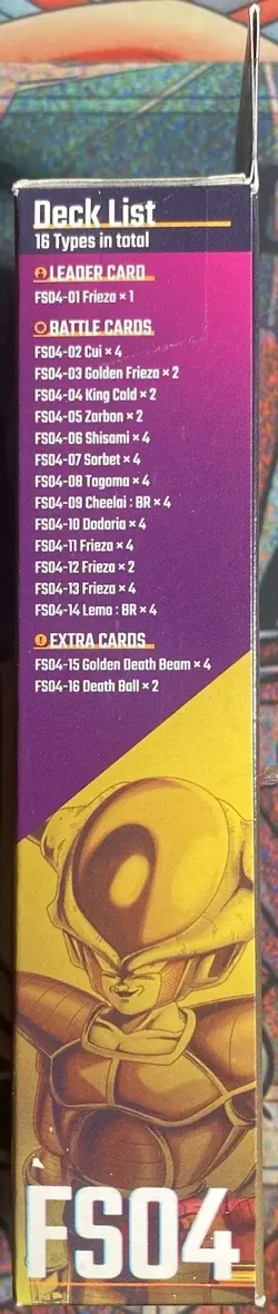 Dragon Ball Super Card Game Fusion World Starter Deck Frieza [FS04] - Image 2
