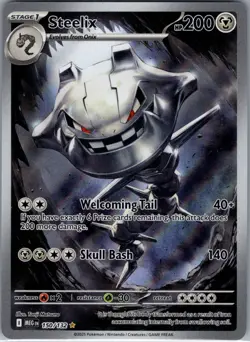 Steelix 150/132 ME01: Mega Evolution - Pokemon Card - NM - Image 1