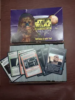 Star Wars ccg A New Hope Lot - 1000+ cards - all Black Border C/UC - un-played. - Image 1