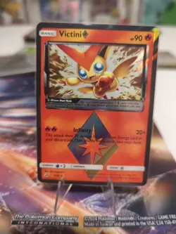 Victini Prism Star - 7/70 Holo Rare Dragon Majesty Pokemon Card - Image 1