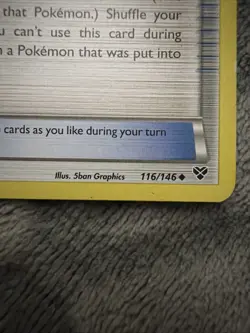 Pokemon Trainer Card Evosoda XY Set 116/146 - Image 2