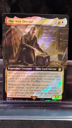 The War Doctor (Extended Art) (Surge Foil) Universes Beyond: Doctor Who Foil - Image 1