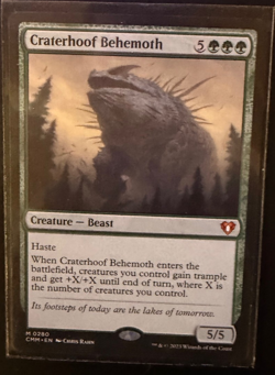 Craterhoof Behemoth Commander Masters Regular - Image 1