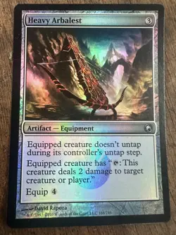 Magic The Gathering MTG: Foil: Scars of Mirrodin: Heavy Arbalest NM - Image 1