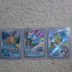 Pokemon TCG First Partner Illustration Collection Series 1 Gen 4 Sinnoh Starters - Image 1