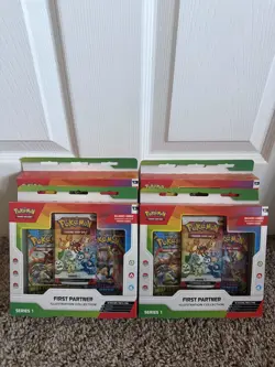 4 Pokemon TCG First Partner Illustration Collection Series 1 Packs English - Image 3