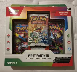 Pokemon TCG First Partner Illustration Collection Box Sealed New - Image 1
