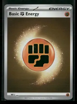 Basic Fighting Energy 006 Mega Holo Energies Pokemon Near Mint - Image 1