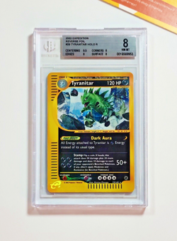 Pokemon BGS 8 Tyranitar #29 Holo Reverse Foil Expedition 2002 inglese - Image 1