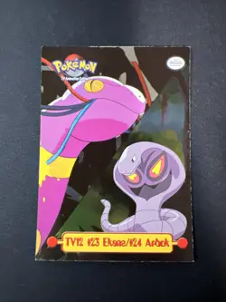 TV12 #23 EKANS #24 ARBOK HOLO - Pokemon Topps TV Animation - Image 2