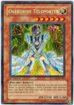 Yugioh! LP Overdrive Teleporter - CSOC-EN083 - Secret Rare - Unlimited Edition L - Image 1