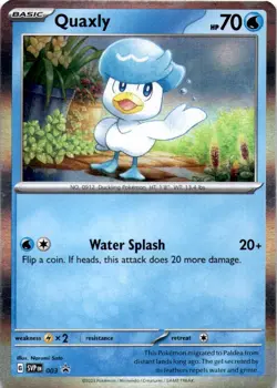 QUAXLY 003 HOLO P SCARLET & VIOLET PROMO POKEMON HOLO LP - Image 1