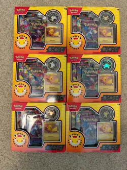 Pokemon Day 2026 Collection Box 30th Anniversary Lot Of 6 *SEALED* Pikachu - Image 1