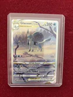 Pokemon Glaceon VSTAR Crown Zenith Galarian Gallery Holo 260 HP 180/220 ATK - Image 1
