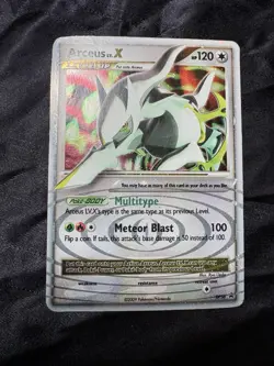 Arceus LV. X DP56 - MP - Pokemon Diamond and Pearl Black Star Promo - Image 4