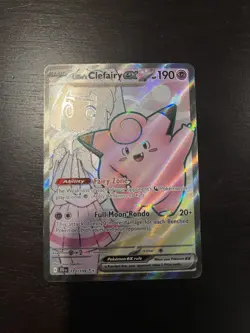 Pokemon TCG Lillie's Clefairy ex 173/159 Sv09: Journey Together Ultra Rare - Image 1