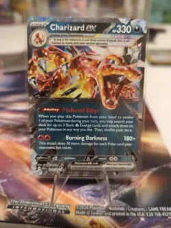 Pokemon TCG Charizard ex Sv03: Obsidian Flames 125/197 Holo Double Rare - Image 1