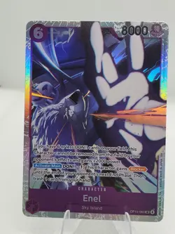 Enel Super Rare OP15-060 SR Adventure on Kami's Island Foil One Piece TCG Eng. - Image 1