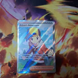 Pokemon TCG Card Ethans Adventure 221/182 Destined Rivals Ultra Rare - NM - Image 1