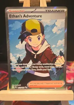Pokemon TCG Ethans Adventure Full Art Card 221/182 Destined Rivals - NM - Image 1